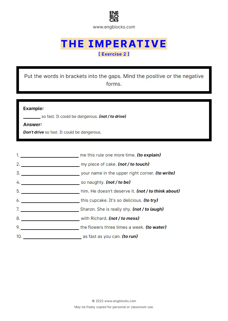 the-imperative-exercise-2-worksheet-english-grammar