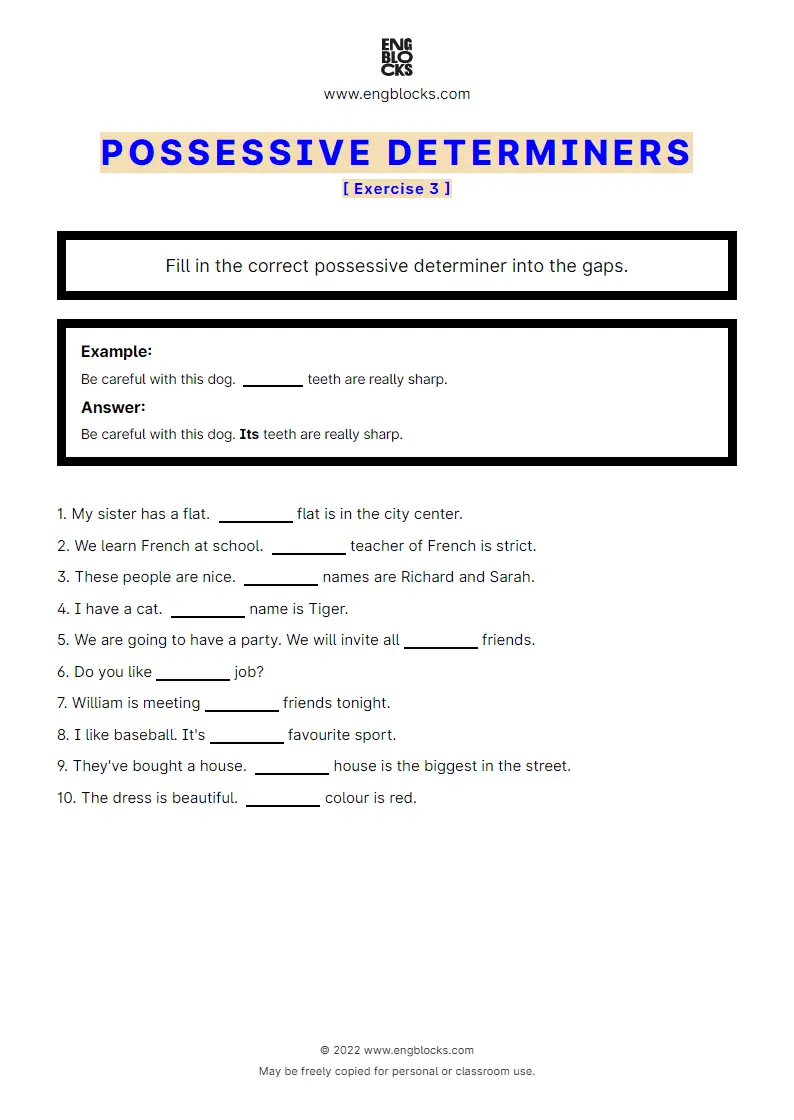 possessive-determiners-exercise-3-worksheet-english-grammar