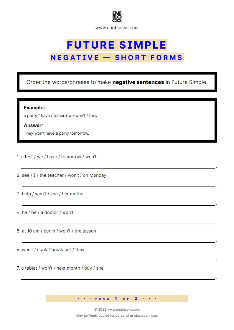 future-simple-negative-short-forms-worksheet-english-grammar