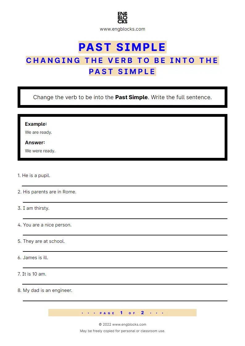 past-simple-changing-the-verb-to-be-into-the-past-simple-worksheet-english-grammar